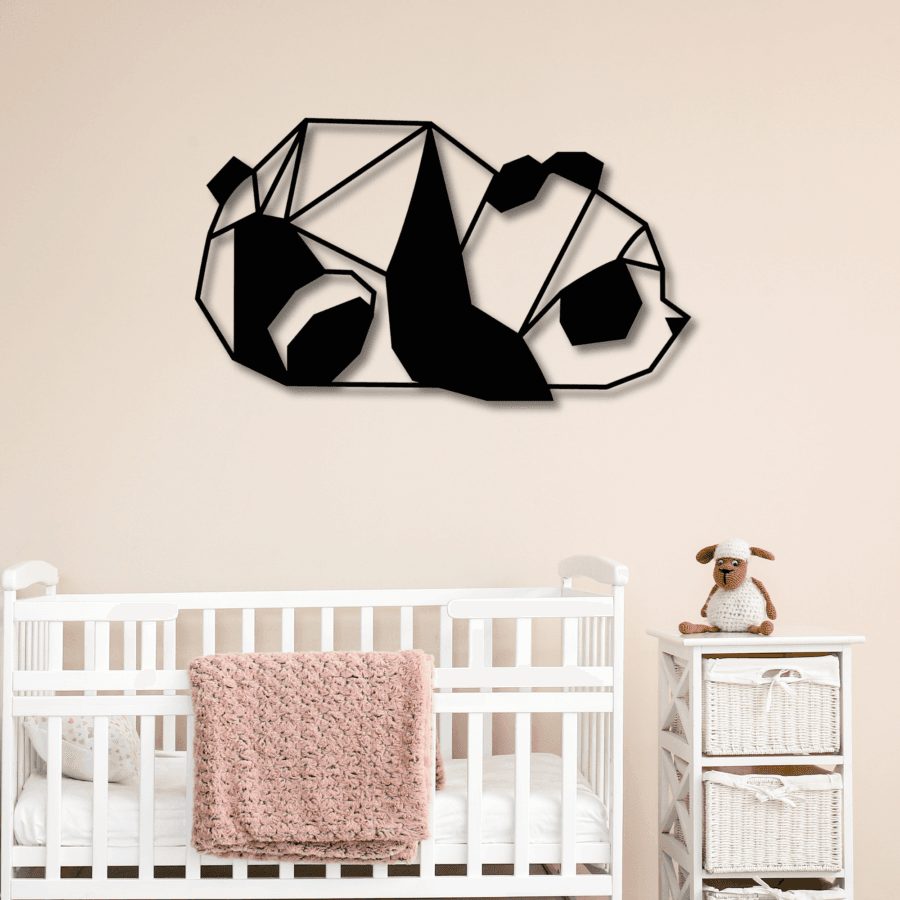 Panda Geométrico: Naturaleza y Modernidad en Perfecta Armonía